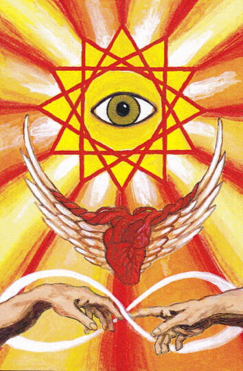 The Sun from Rosetta Tarot