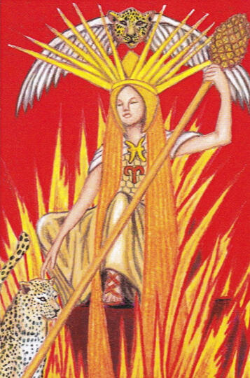 Queen of Wands Rosetta Tarot