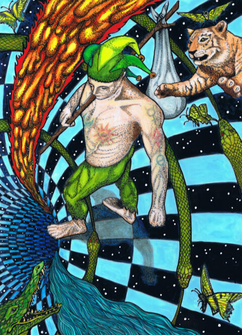 The Fool Tabula Mundi Tarot